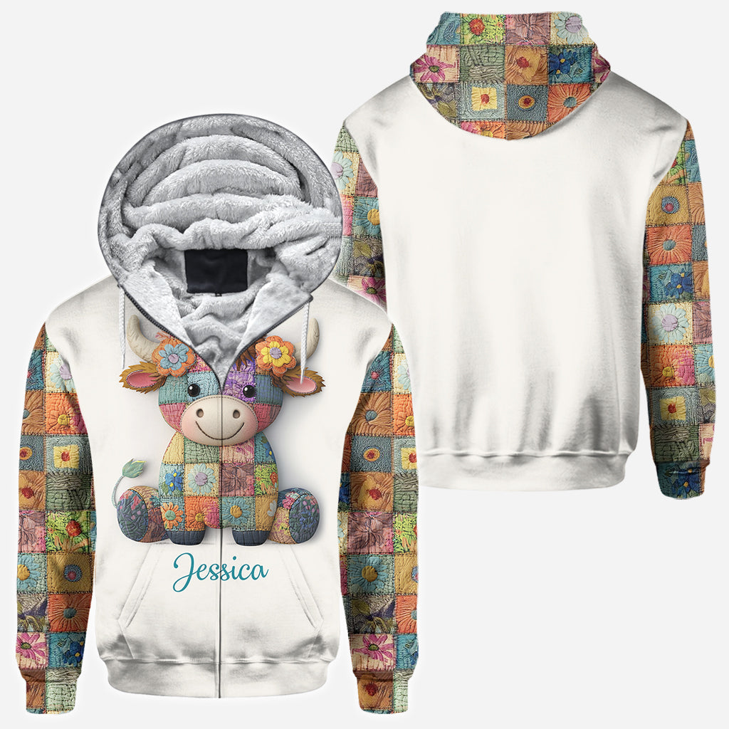 Just A Girl Who Loves Highland Cows - Personalized Highland Cow All Over Shirt