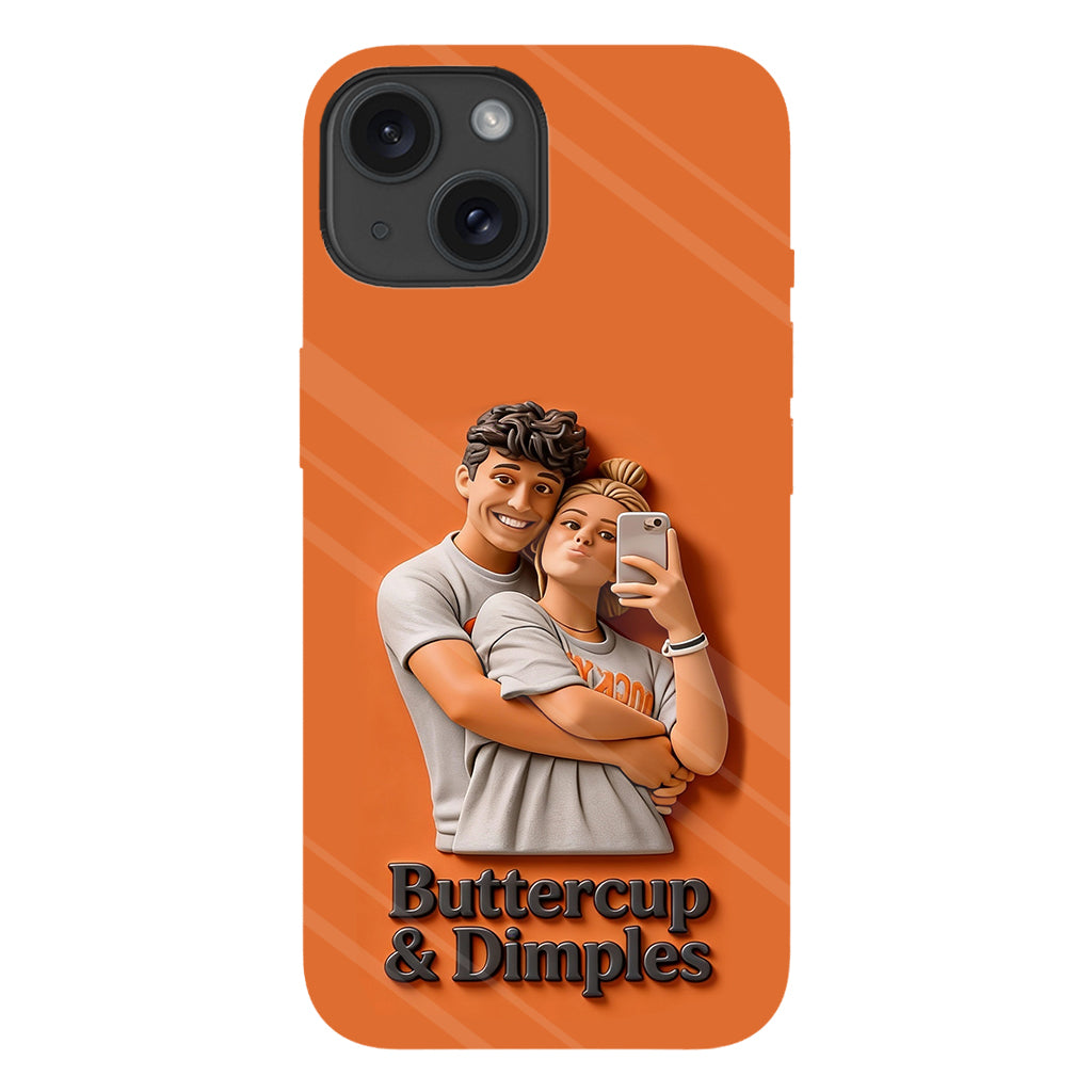 Custom From Any Photo - Perfect Valentine's Day Gift - Personalized Couple Full Print Phone Case