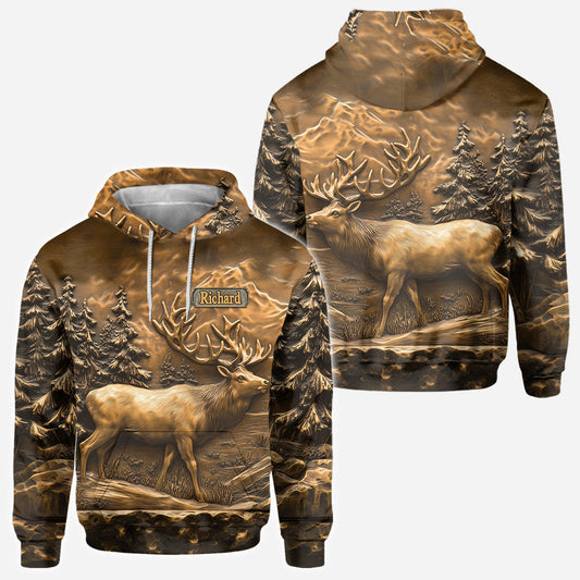 Hunting Deer - Personalized Hunting All Over Shirt