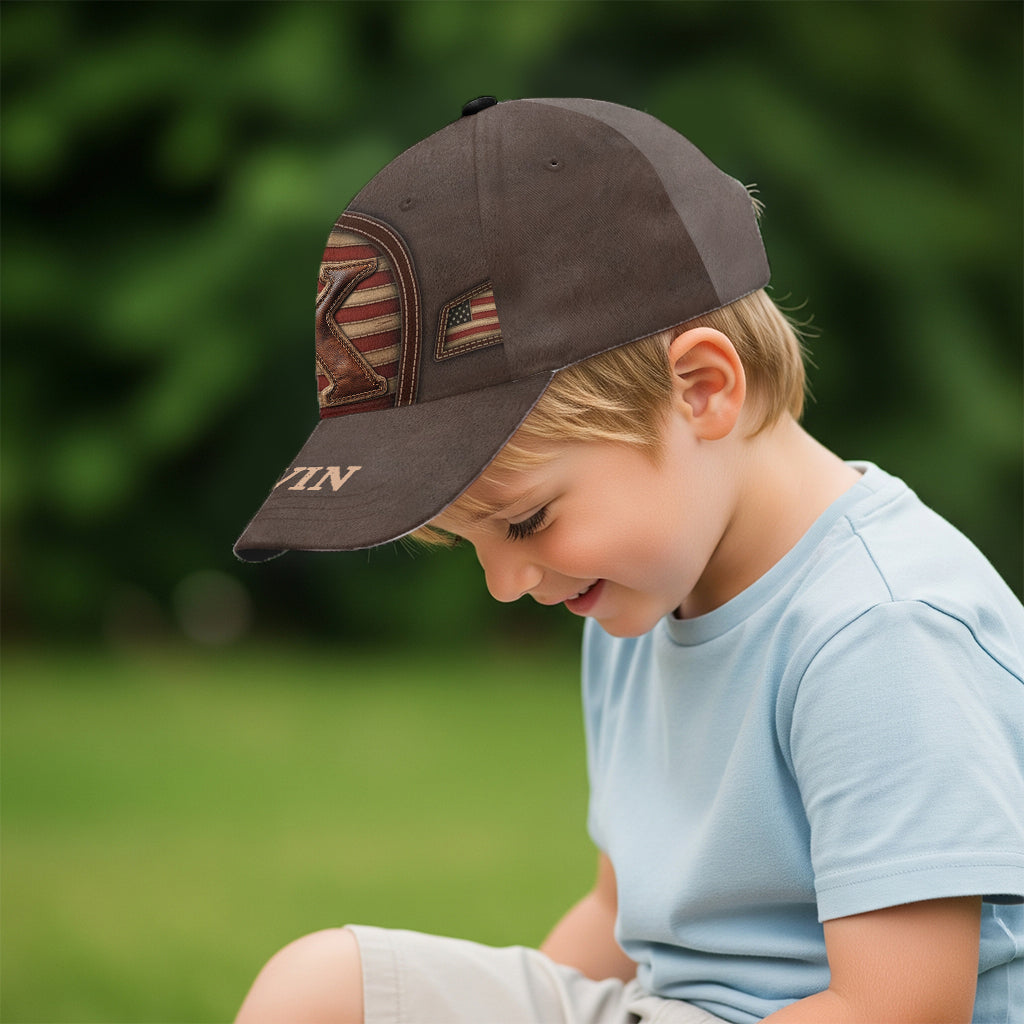 Initial Gift For Him, Husband, Dad... - Personalized Classic Cap