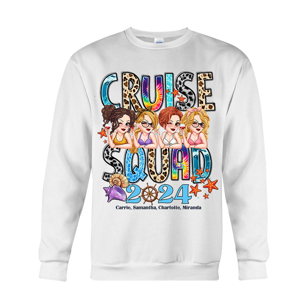 Cruise Squad 2024 - Personalized Cruising T-shirt And Hoodie