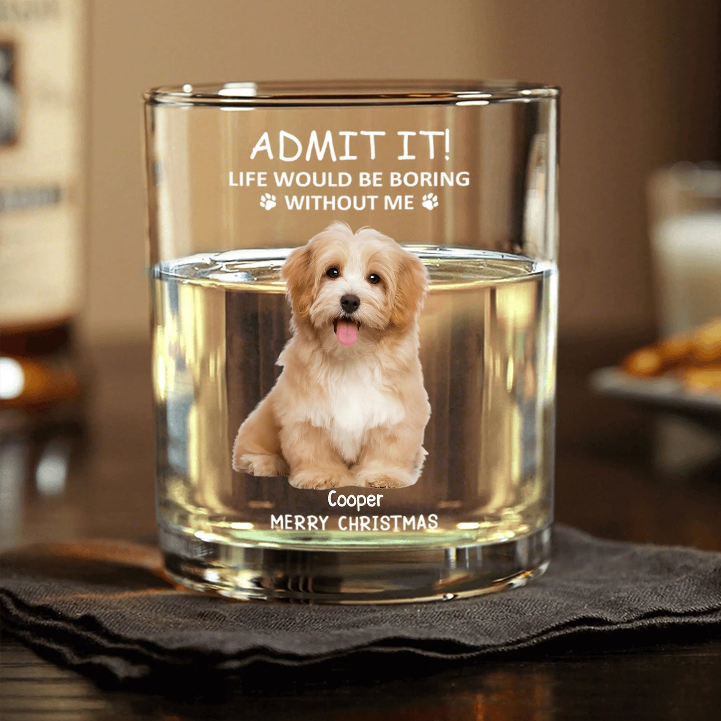 “Admit It! Life Would Be Boring Without Me” Personalized Playing Cards – Funny Father’s Day Gift