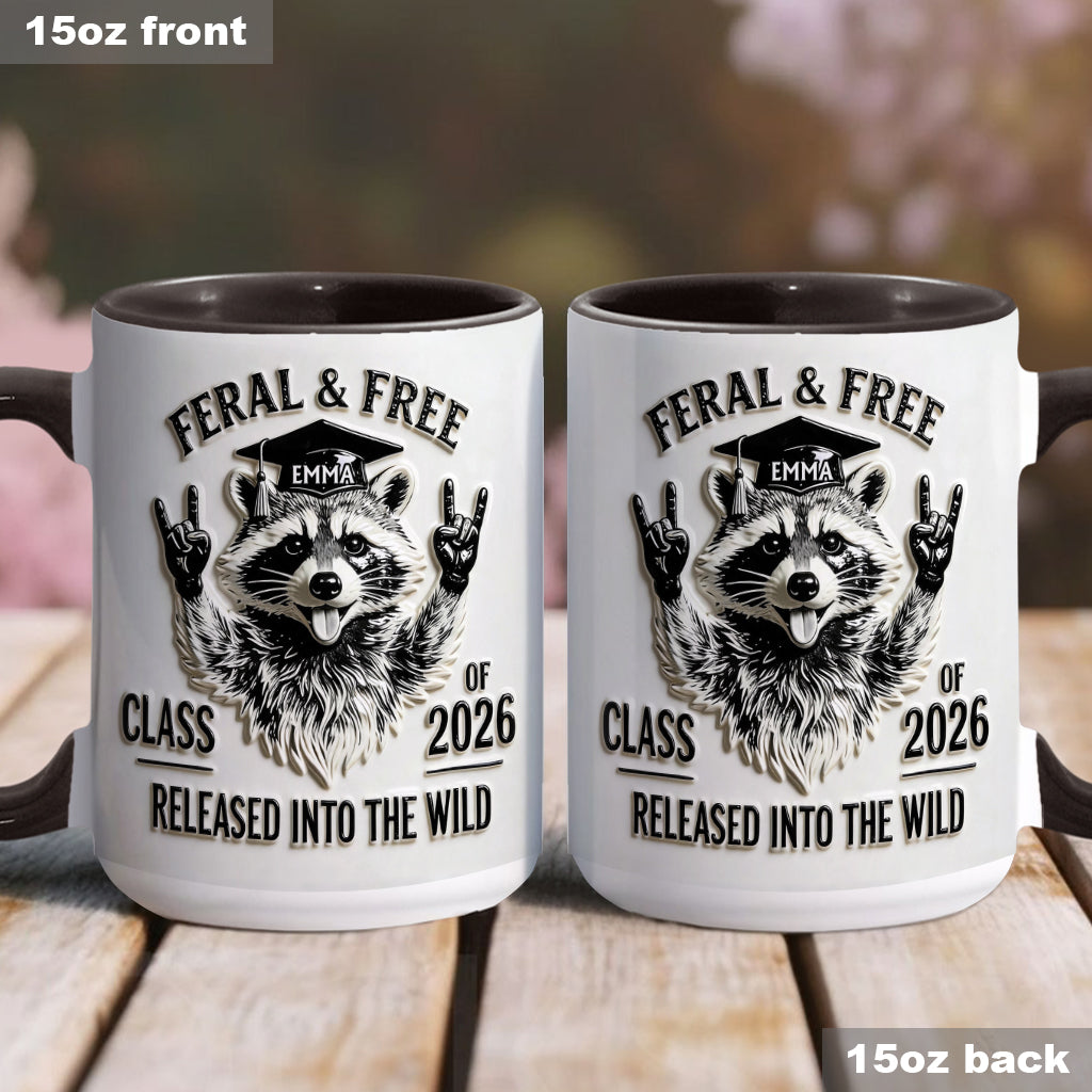 Funny Graduation Gifts - Personalized Graduation Accent Mug