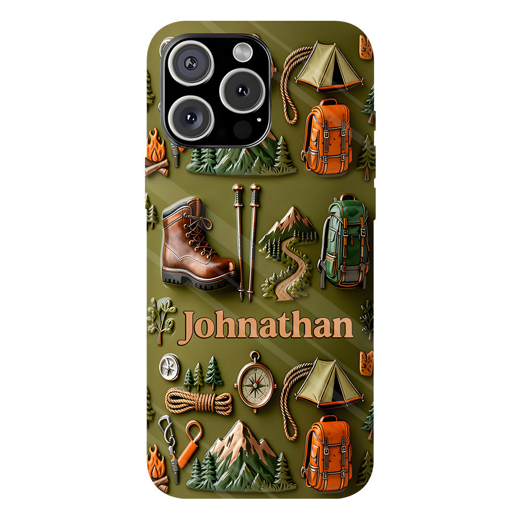 Hiking Makes Me Happy - Personalized Hiking Full Print Phone Case