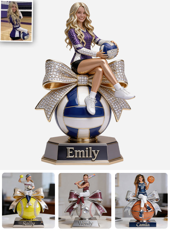 Custom Any Photo, Any Sport - Personalized Baseball Custom Shaped Acrylic Plaque