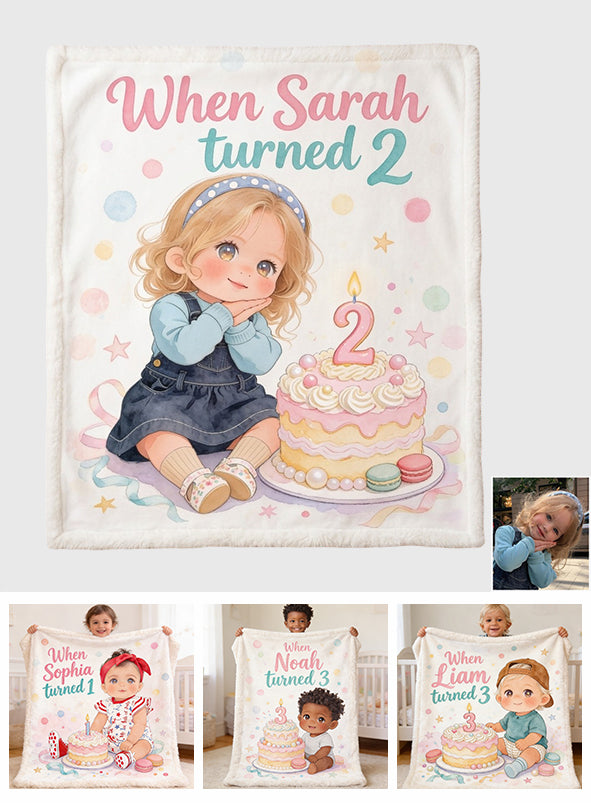 Happy Birthday - Personalized Kid Blanket
