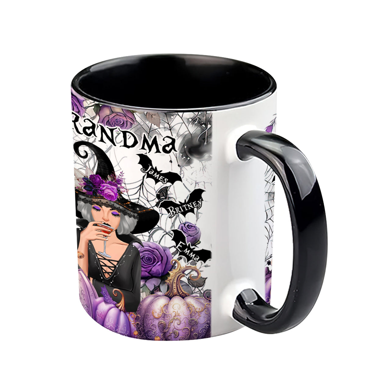 Grandma Witch - Personalized Grandma Accent Mug