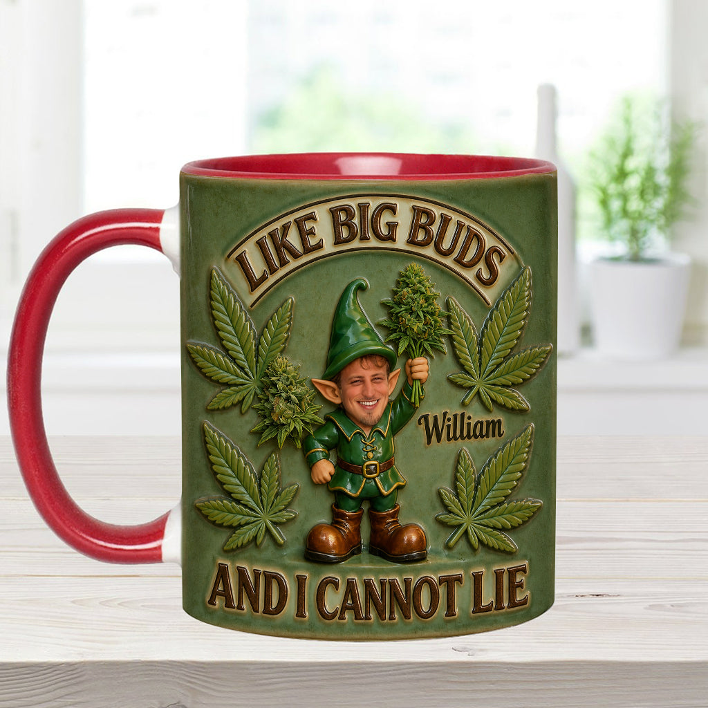 I Like Big Buds - Personalized Weed Accent Mug & Coaster