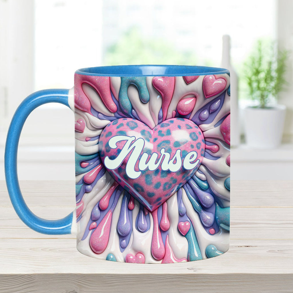 I Love My Job - Personalized Colleague Accent Mug