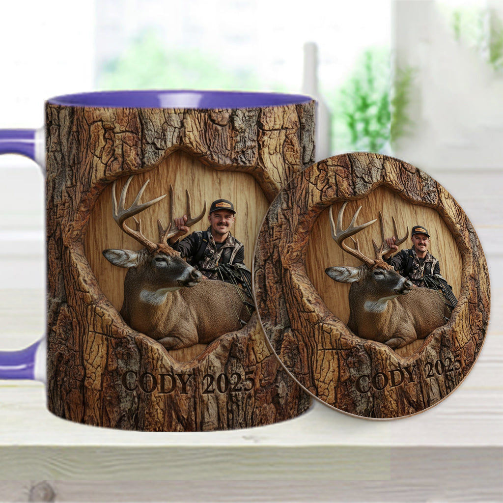 Custom From Any Photo - Personalized Hunting Accent Mug & Coaster