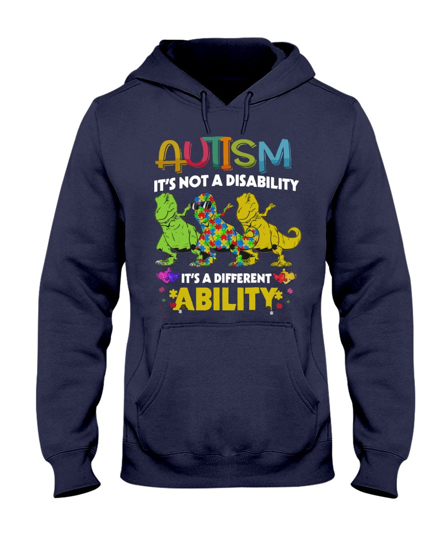 Autism A Different Ability - Autism Awareness T-shirt and Hoodie 0921