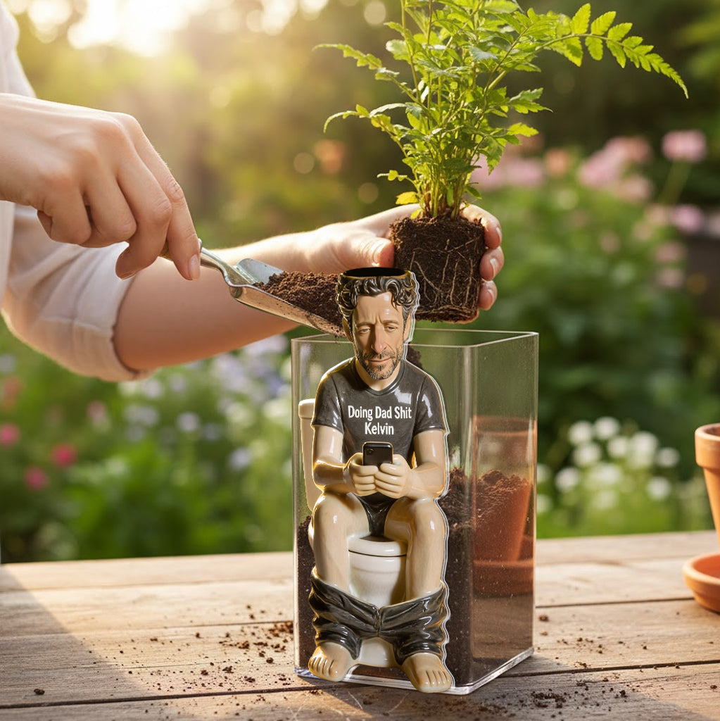 Best Day Ever - Personalized Father Acrylic Pot