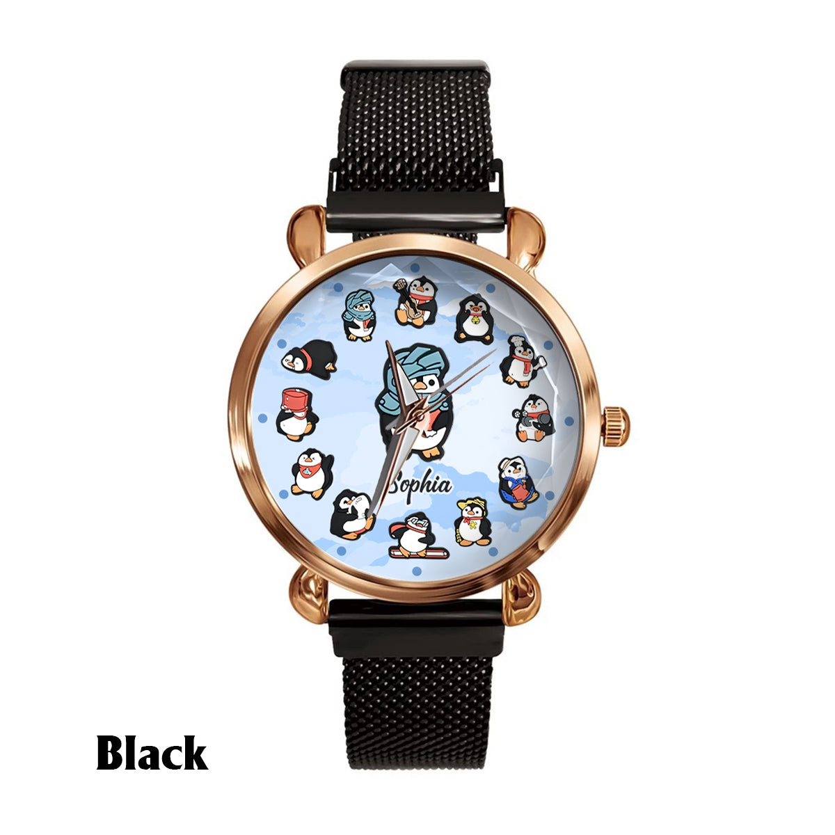 Just A Girl Who Loves Penguins - Personalized Penguin Lover Women Hand Watch