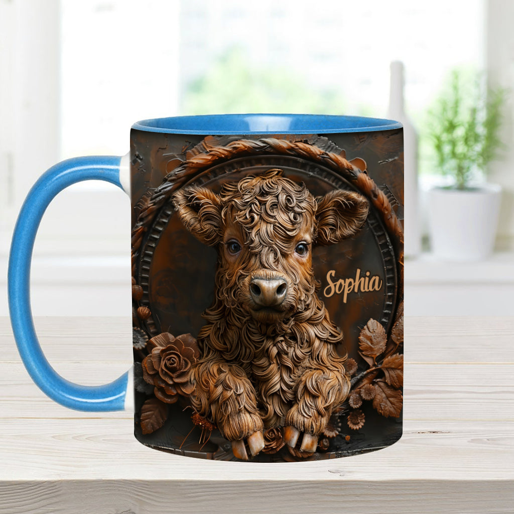 Baby Cow - Personalized Accent Mug
