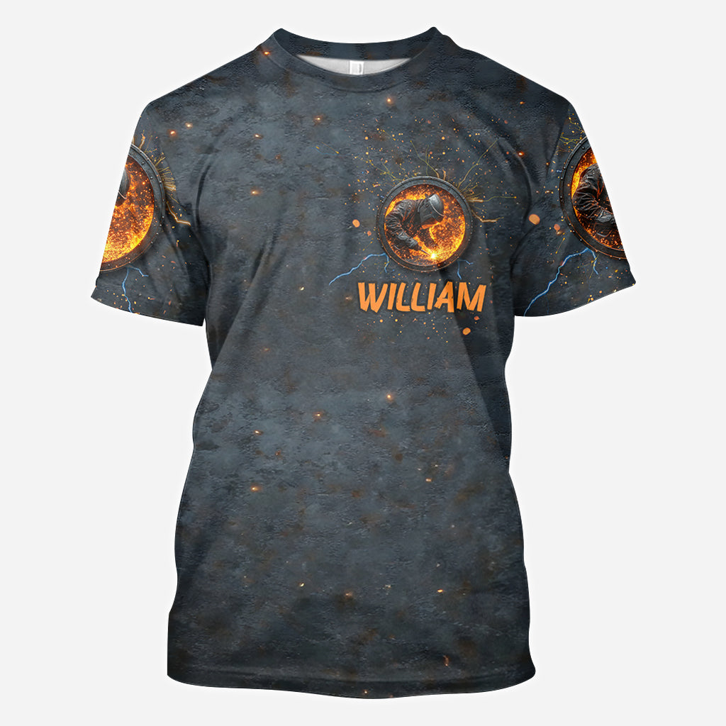 Gift For Welder Man - Personalized Welder All Over Shirt