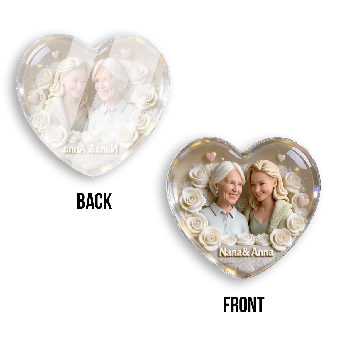 Demo Mother Keepsake Gift, Custom From Any Photo, Brithmonth Flower - Personalized Mother Pocket Hug Card (Copy)