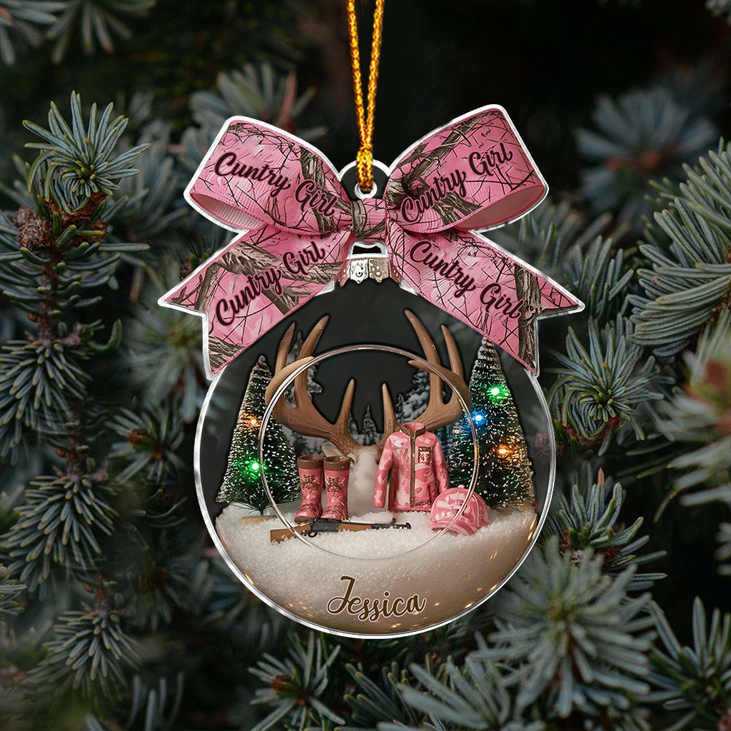 Cuntry Girl - Personalized Hunting Ornament