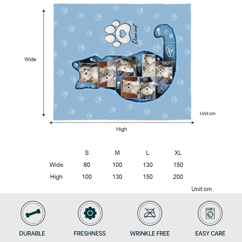 Cat Lover - Personalized Cat Blanket