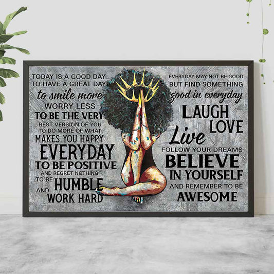 Black Queen  - African American Poster 062021