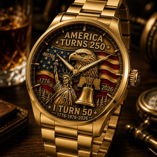 250 Anniversary - Personalized Birthday Hand Watch
