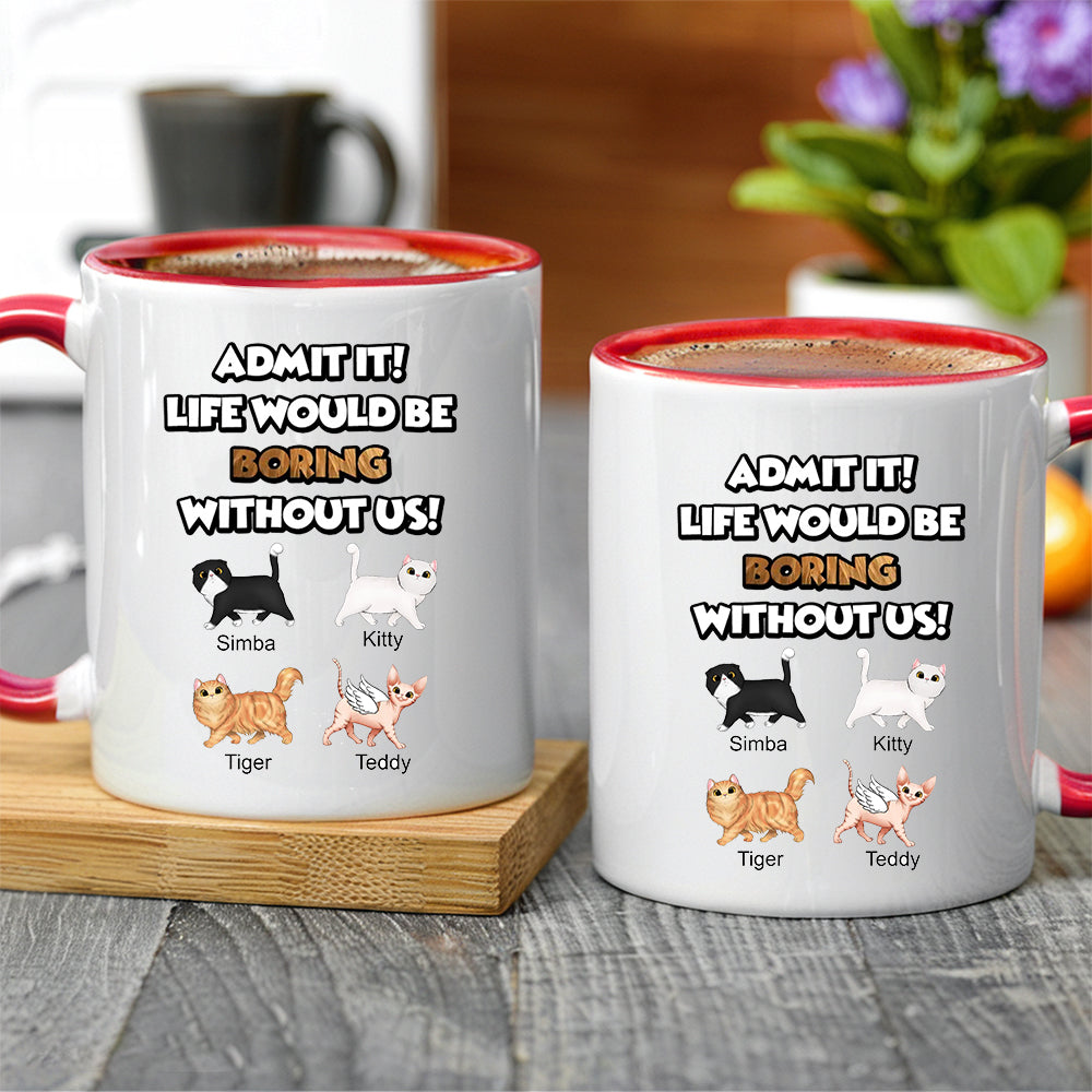 Special Custom Mug for Pet Lovers - Two-Tone Ceramic Mug for Daily Use and Gifting
