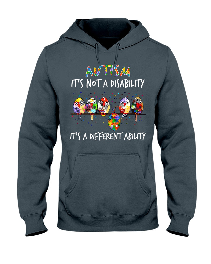 Autism A Different Ability - Autism Awareness T-shirt and Hoodie 0921
