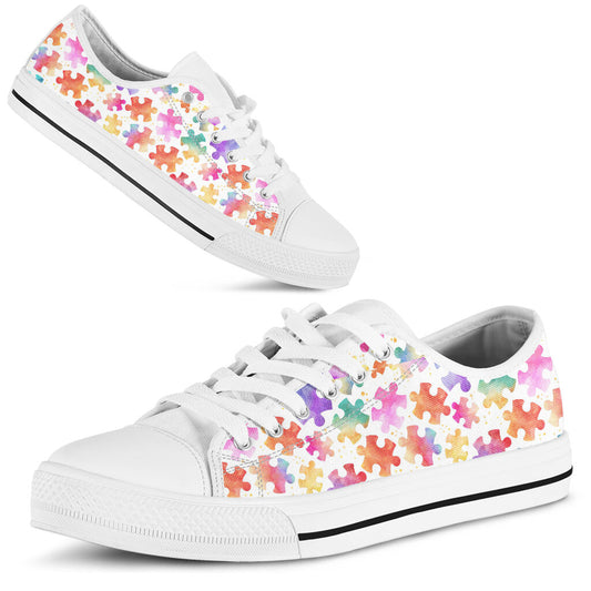 I Love Your True Colors Autism Awareness Low Top Shoes 0622