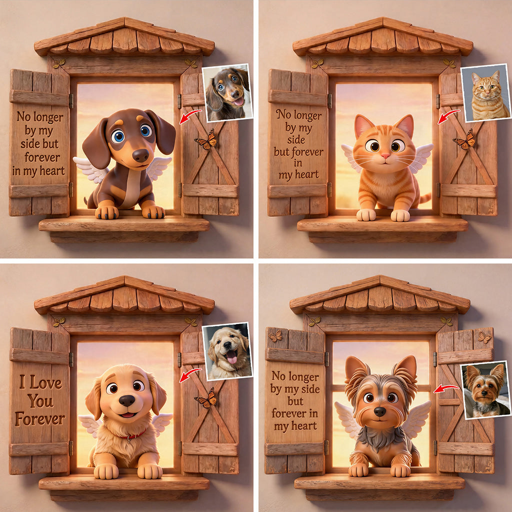 Custom Any Photo - Personalized Dog Custom Shaped Wood Sign