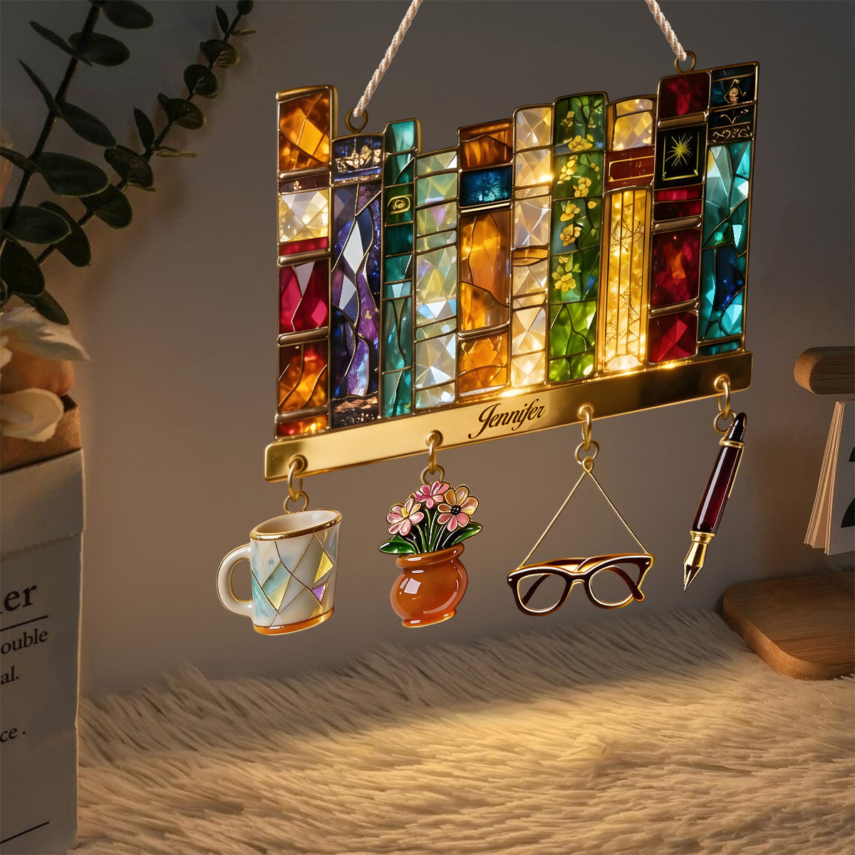 Book Lovers - Personalized Book LED Light Acrylic Sign