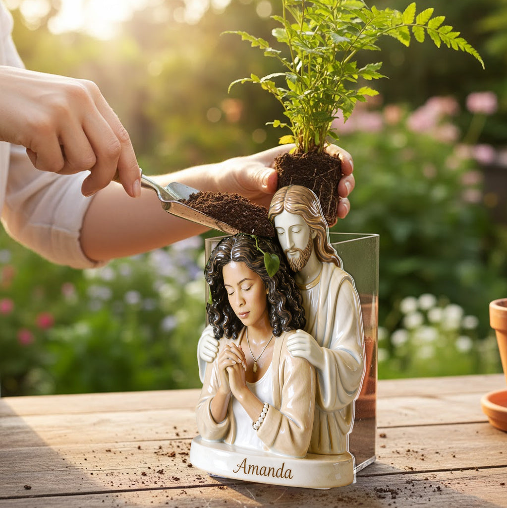 Believe - Personalized Christian Acrylic Pot