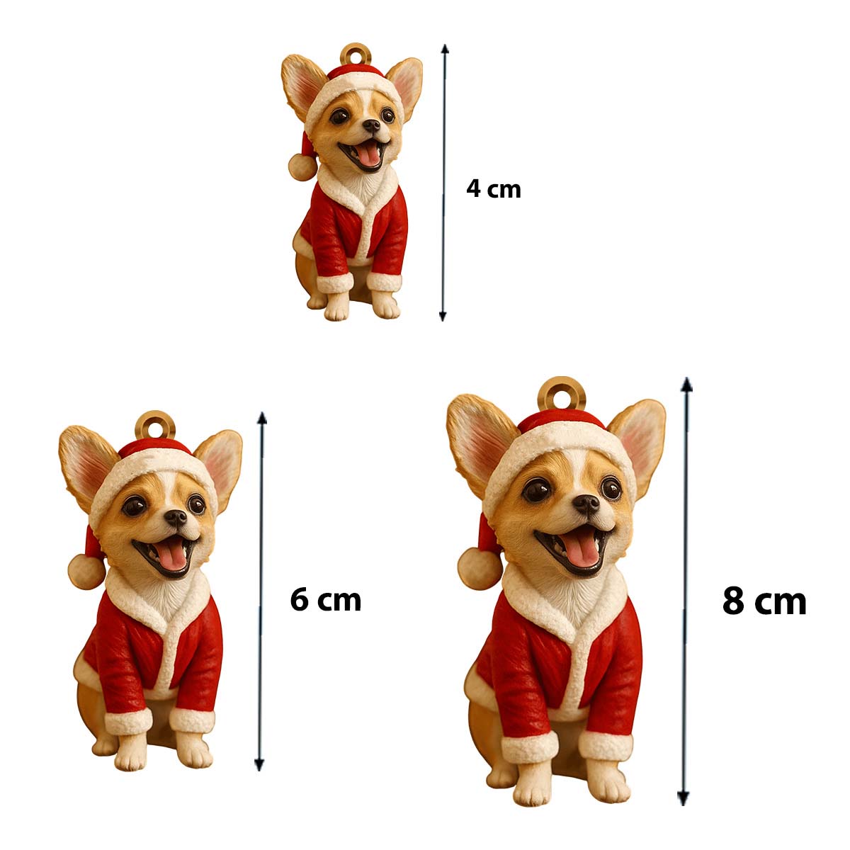 Furry And Bright - Personalized French Bulldog Dog Custom Made 3D Minifigure Ornament