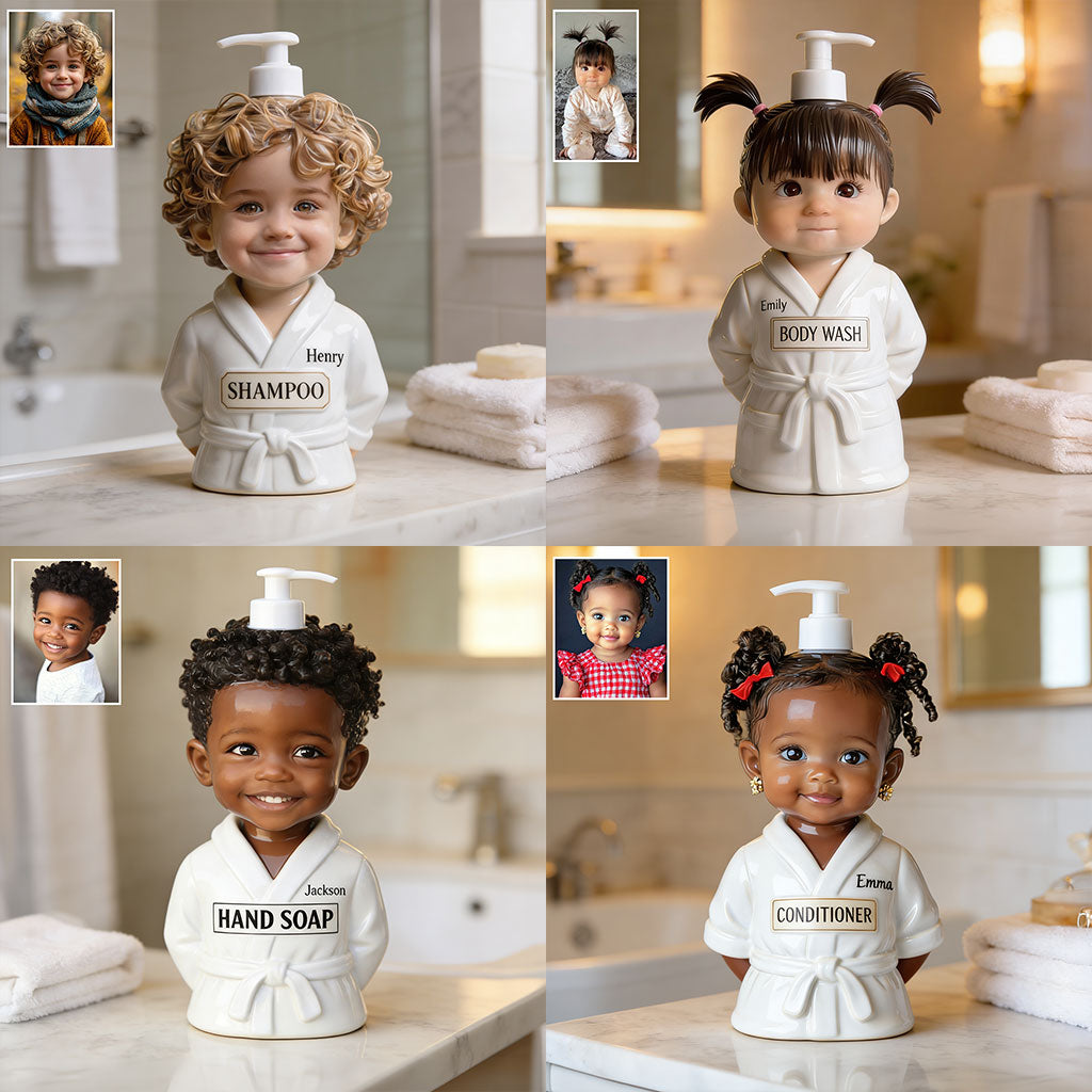 Bubble Bath Buddy - Personalized Kid Pump Dispenser