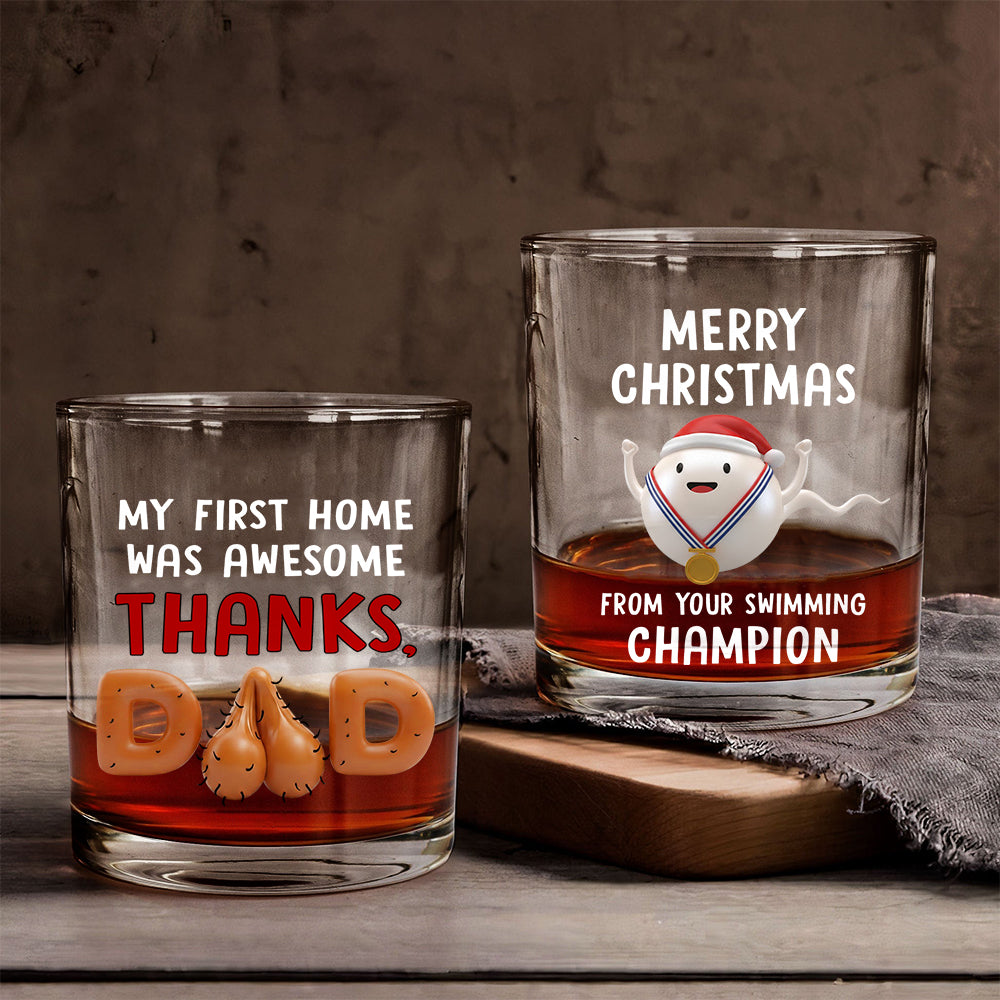 From Your Swimming Champion - Family Whiskey Glass