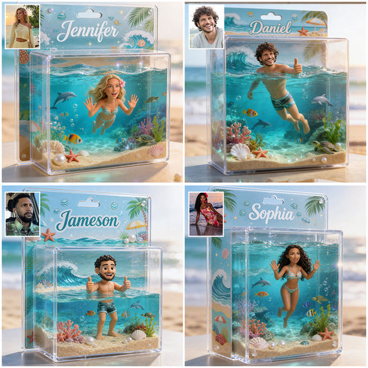 For Who Loves Sea - Personalized Sea Lover Acrylic Display Box