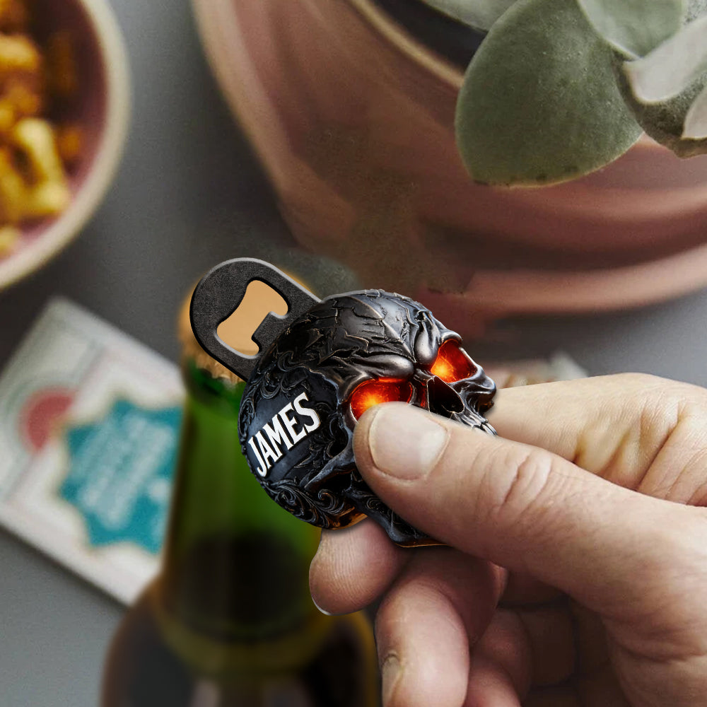Cool Skull - Personalized Skull Bottle Opener