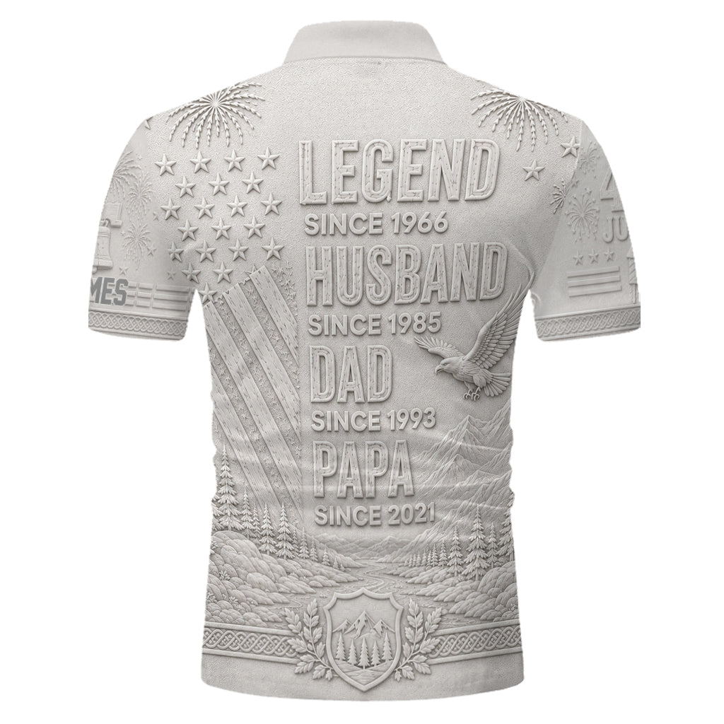 Legend - Personalized Father Polo Shirt