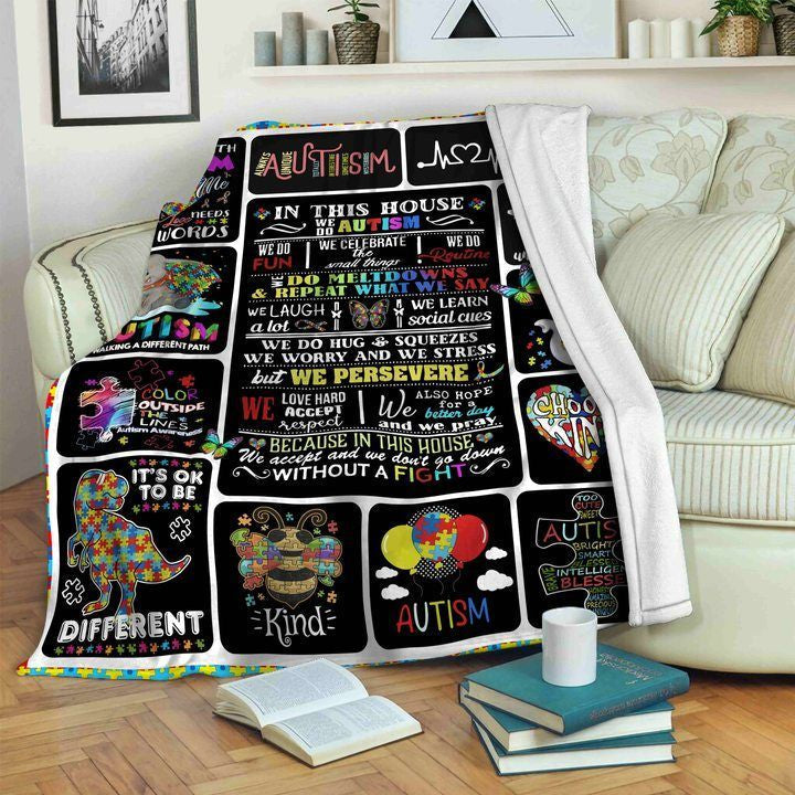 Autism Awareness Blanket 0921