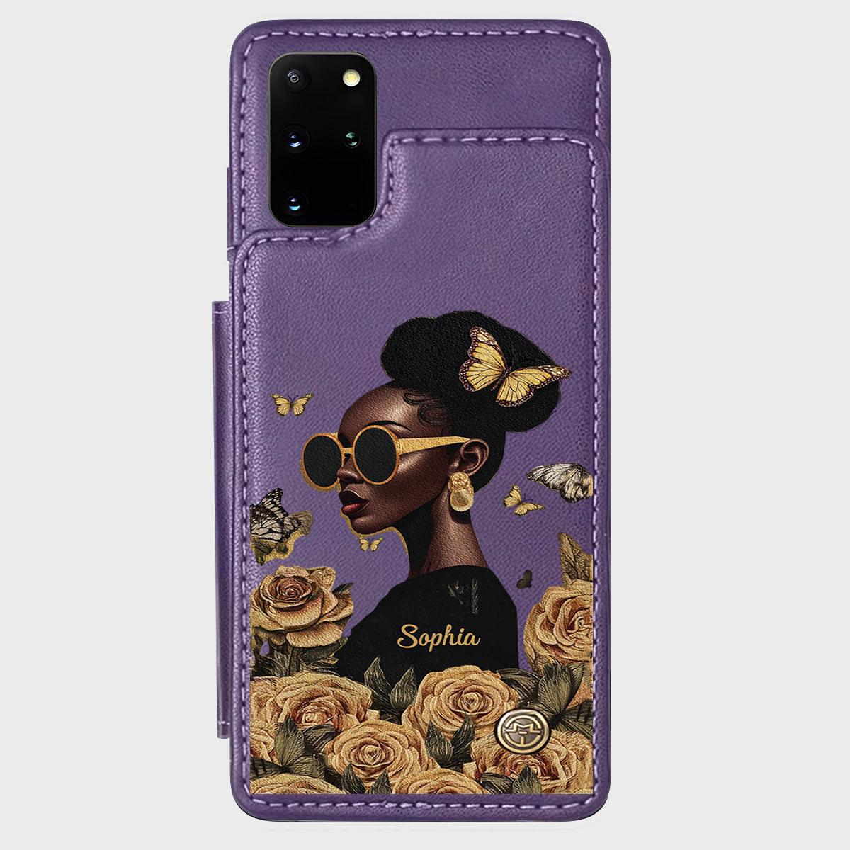 Empowered Beauty - Personalized African American Wallet Phone Case
