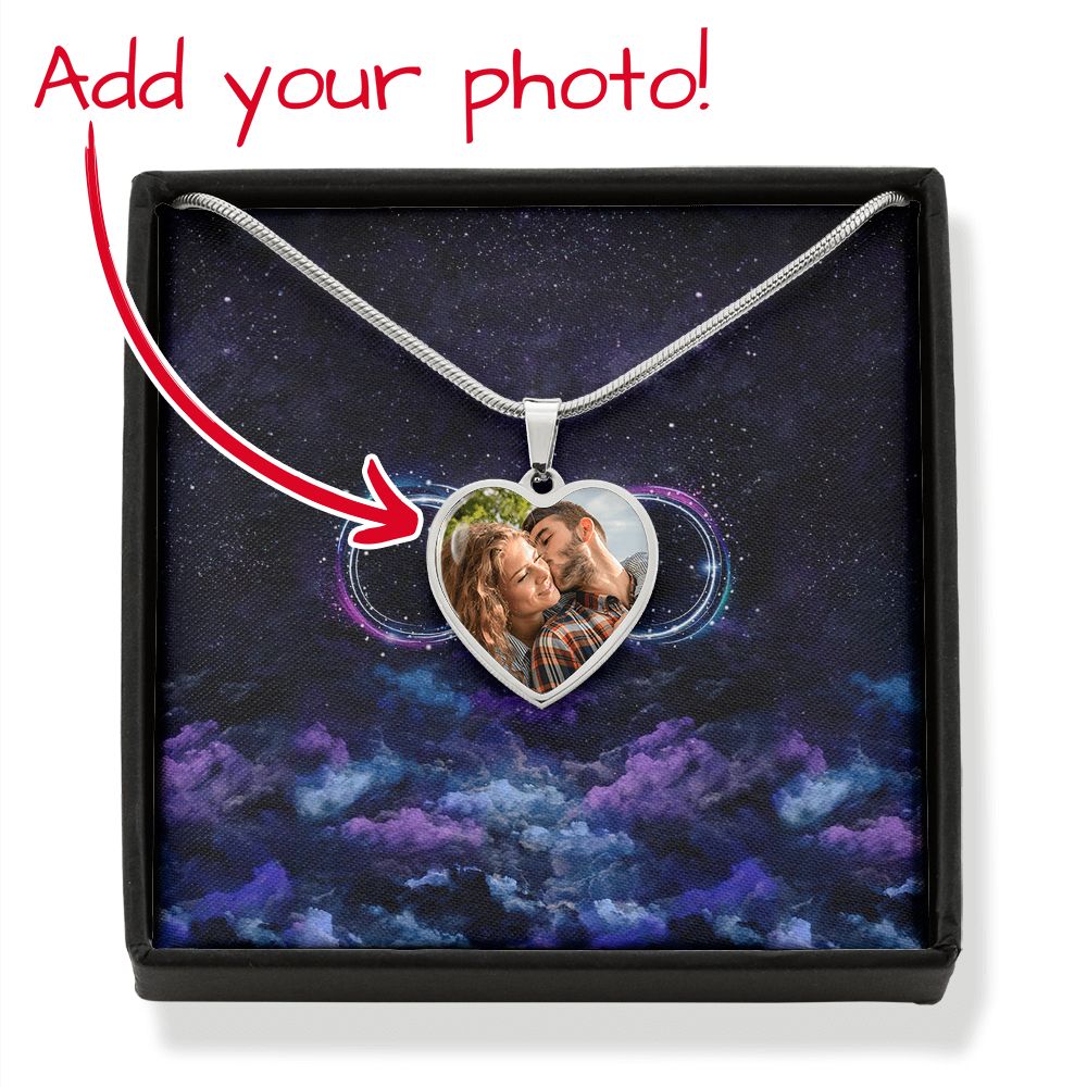 Without You I'm Nothing - Personalized Couple Ohana Heart Pendant Necklace-sth5761