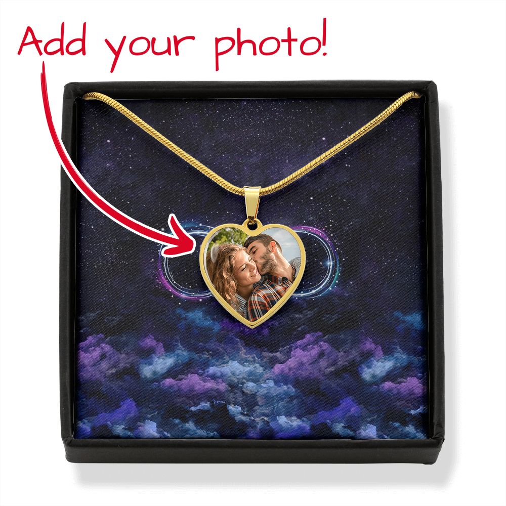 Without You I'm Nothing - Personalized Couple Ohana Heart Pendant Necklace-sth5761