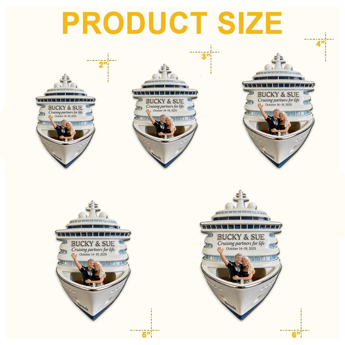 Cruise Memory - Personalized Cruising Magnet