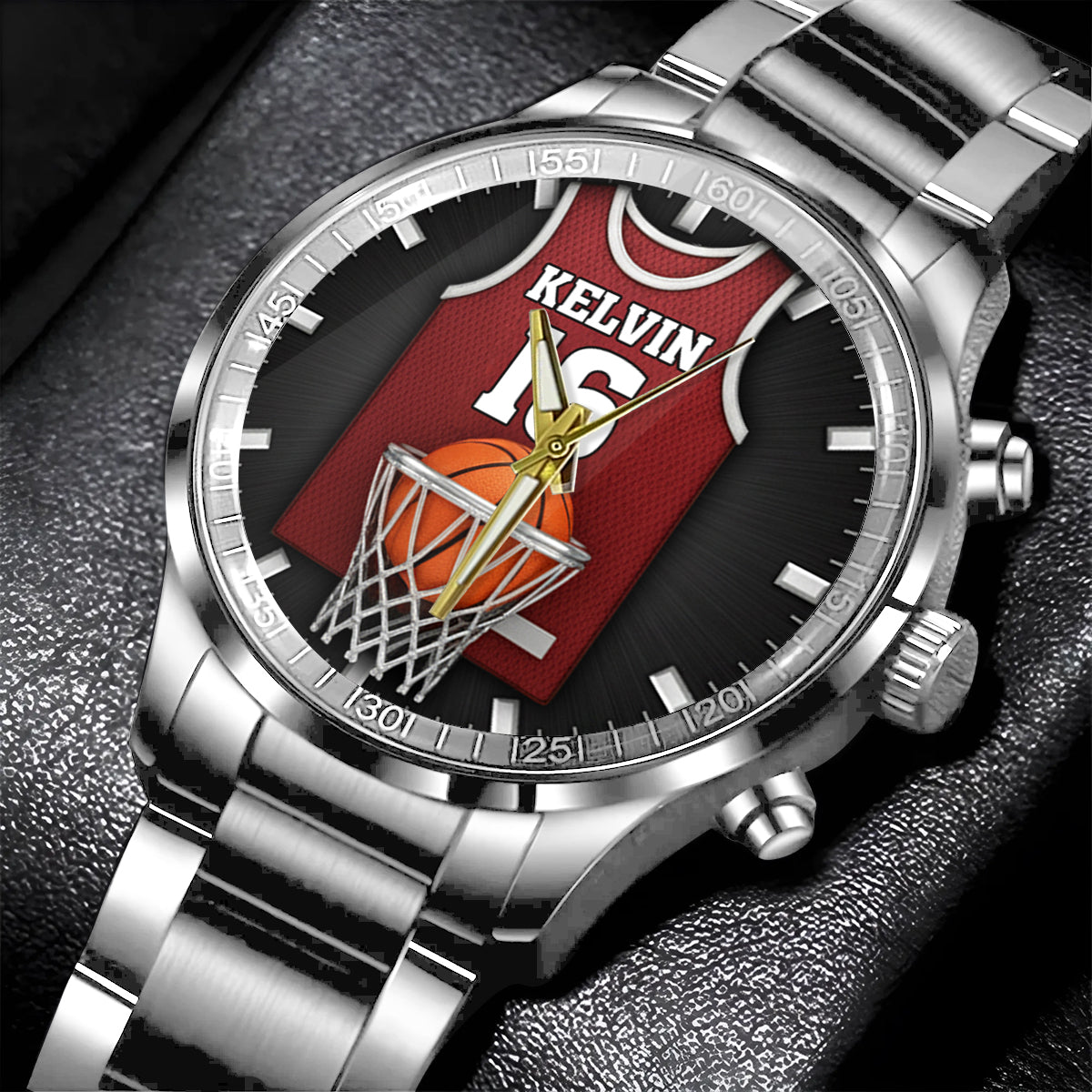 Love Basketball - Personalized Basketball Hand Watch