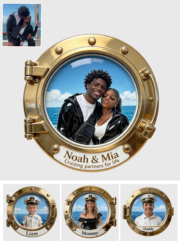 Cruise Door Magnet Captain - Personalized Cruising Magnet