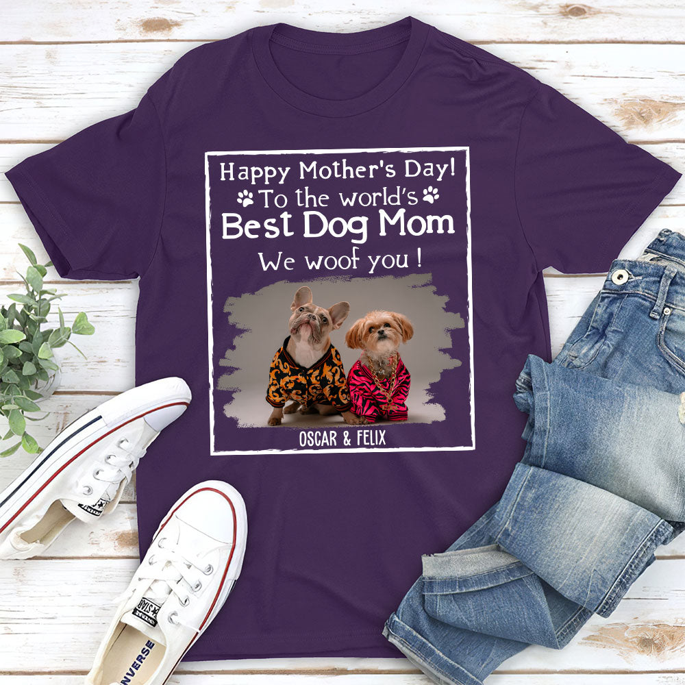 Dog Mom Classic Tee – Customizable Dog-Themed Shirt for Pet Lovers