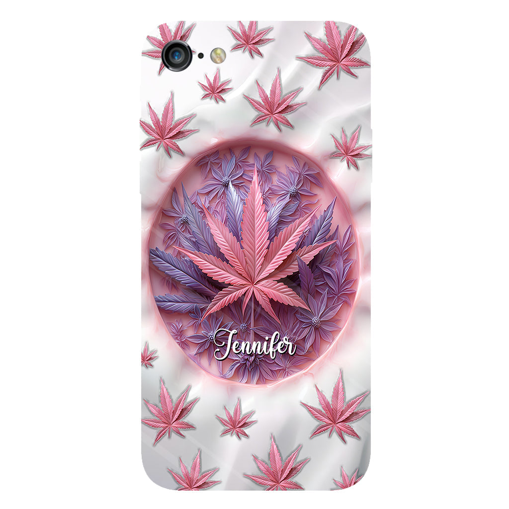 High Life - Personalized Weed Full Print Phone Case