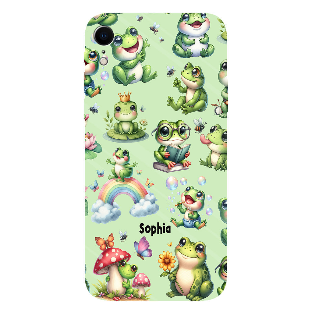 Just A Girl Who Loves Frogs - Personalized Frog Full Print Phone Case