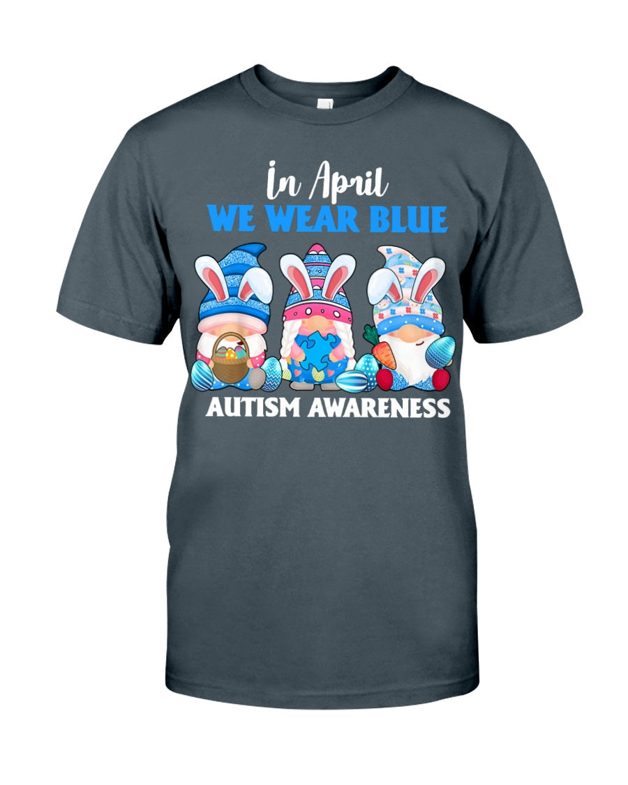 In April We Wear Blue - Autism Awareness T-shirt and Hoodie 0921