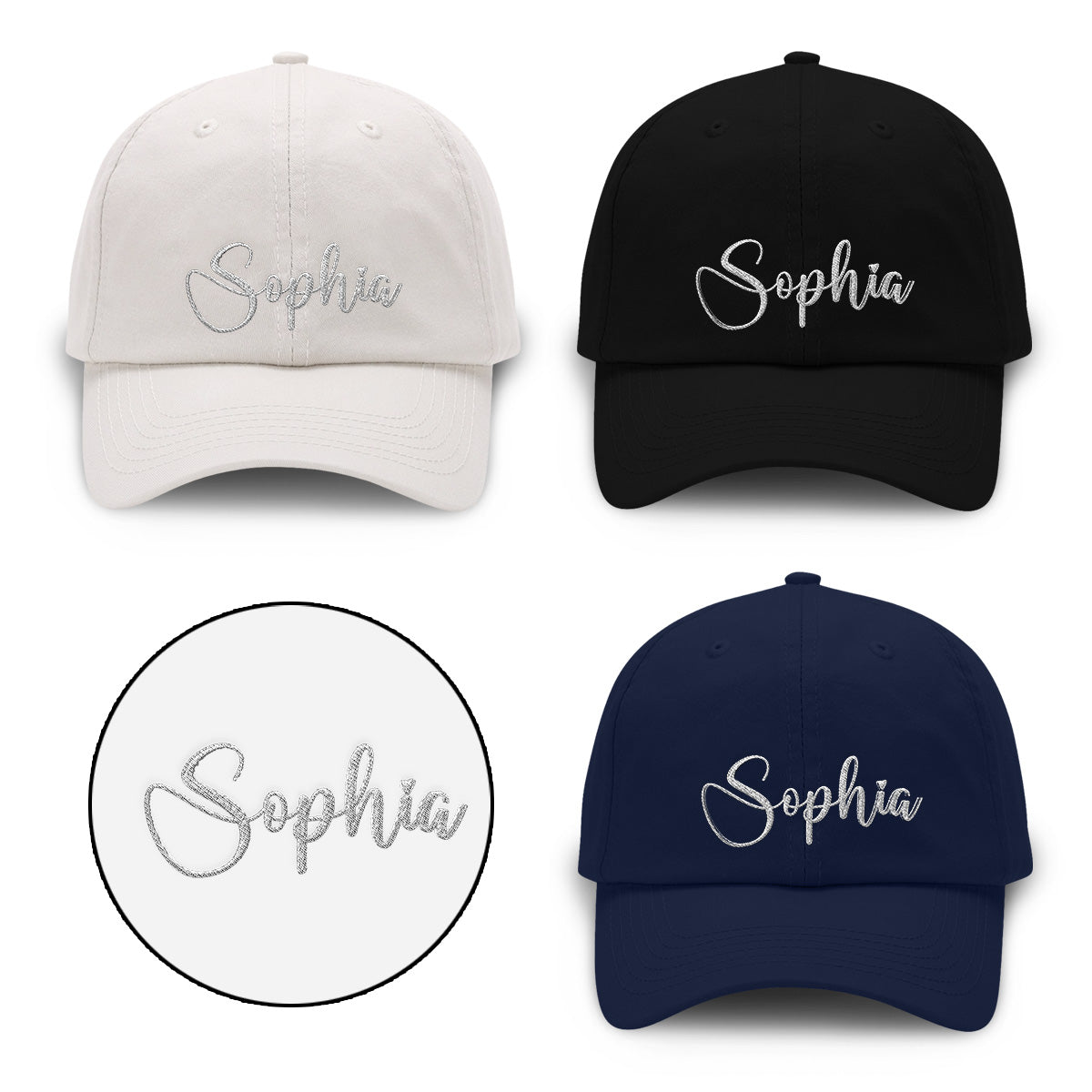 Custom Name - Personalized granddaughter Embroidered Classic Cap