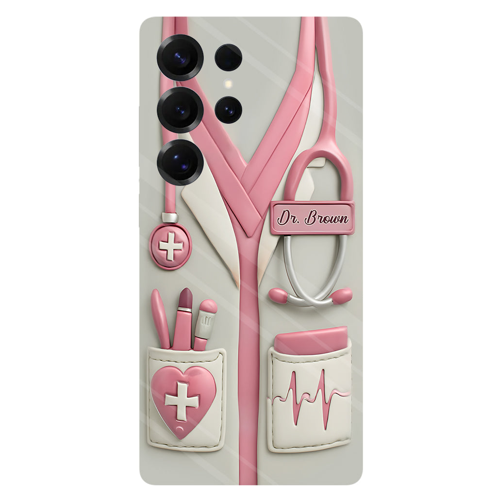 Celebrate Everyday Heroes With Medical Professional Gifts - Personalized Nurse Full Print Phone Case