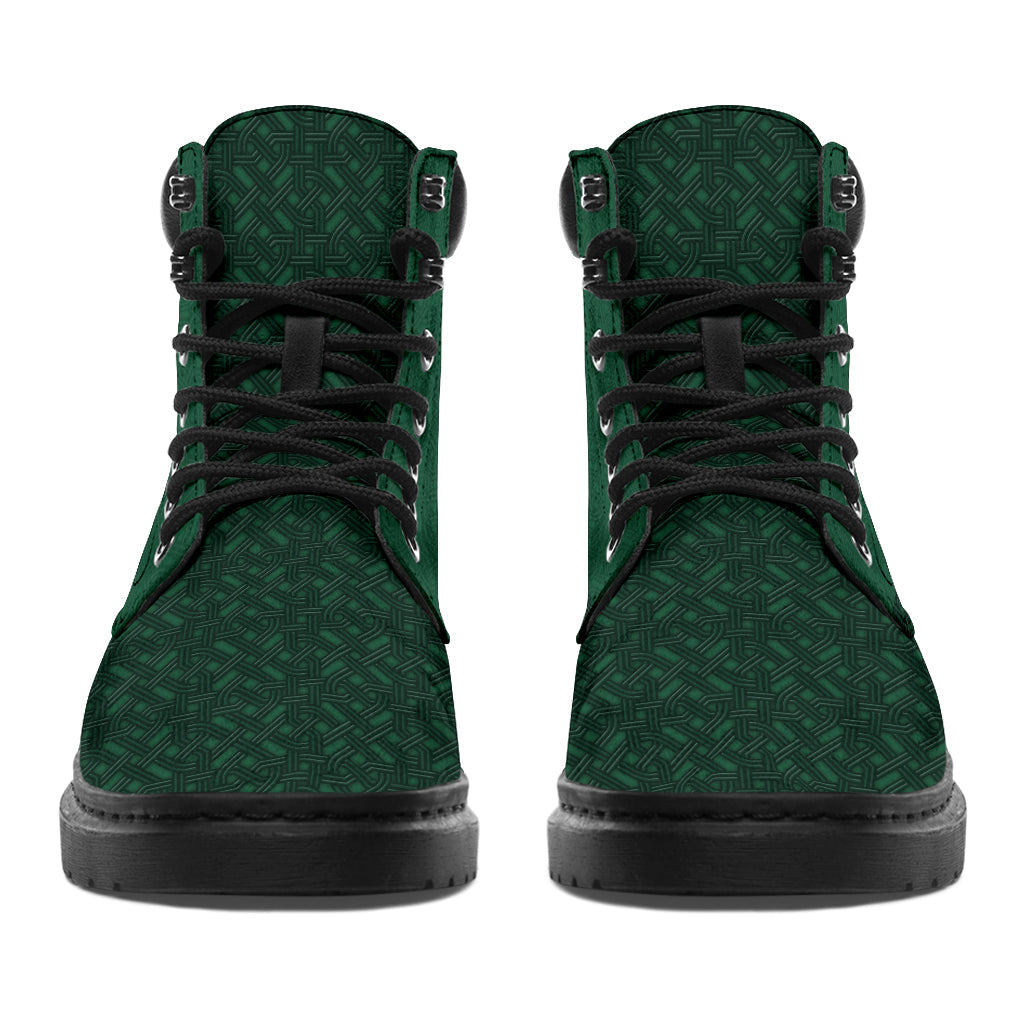 Clover Puzzle Celtic Autism Awareness All Season Boots 0622